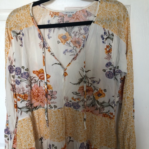 American Eagle  Long Sleeve Blouse for women Size: S - Picture 3 of 8